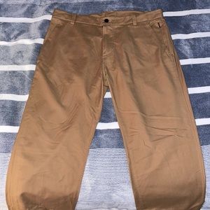 Men’s Khaki Lululemon ABC Pants. Size 32.